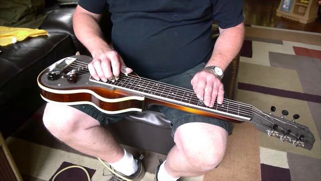 1941 Gibson EH-185 Lap Steel смотреть онлайн