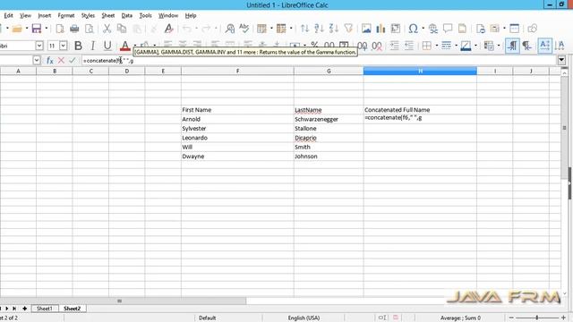 LibreOffice Calc Tutorial - concatenate Function | LibreOffice 6 Calc смотреть онлайн