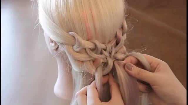 Коса с петельками "Сердечки" | Авторские причёски | Лена Роговая | Hairstyles by REM | Copyright © смотреть онлайн