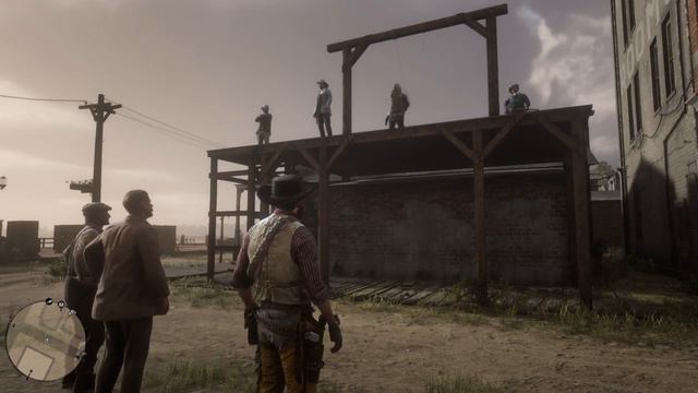 Red Dead Redemption 2_повешение скиннера элиаса грина в блэкуотер смотреть онлайн