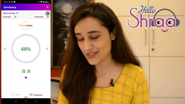 This App uses Artificial Intelligence (AI) to rate your pronunciation of English Words смотреть онлайн