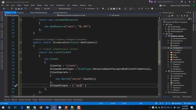 Demo 6: Cài đặt chức năng đăng nhập - sử dụng IdentityServer4 смотреть онлайн