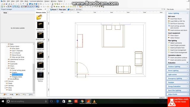 Furniture Layout - (Urdu/Hindi Tutorial 2016) Dialux Tutorials смотреть онлайн