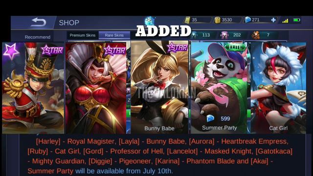 MOBILE LEGENDS FREE SKIN • CHANGE IN FRAGMENT SHOP • NEW SKIN AND HEROE IN FRAGMENT SHOP смотреть онлайн