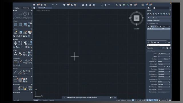 AutoCad 2d / 3d for beginners. "How to set LIMITS" - Part 1 смотреть онлайн