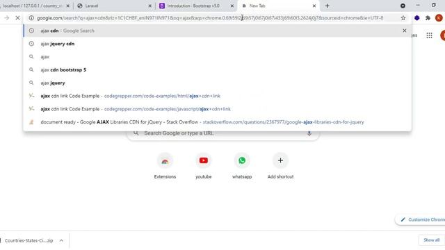 Dynamic Country State City Laravel 8 Using Ajax смотреть онлайн