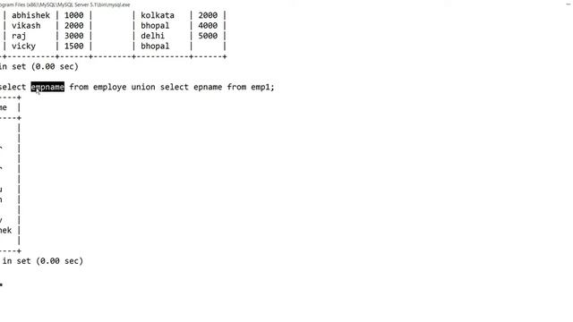 Union Operator in Mysql || Hindi || TCS смотреть онлайн