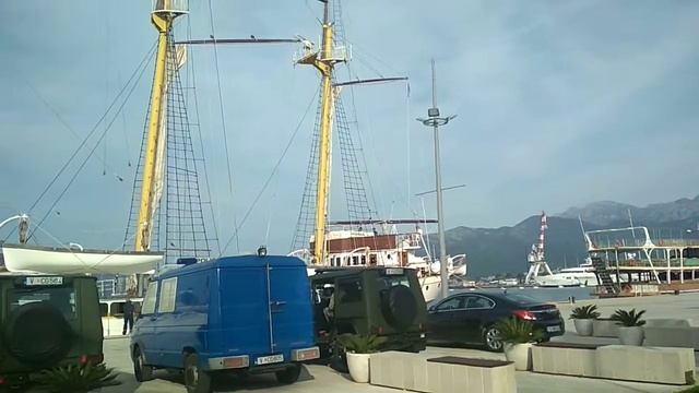 Черногория, Тиват-5, Корабль- символ города смотреть онлайн