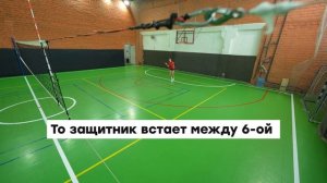 Расстановки в волейболе. Система защиты углом назад. Защита при атаке соперника из 2 и 3 зоны.