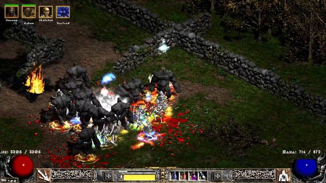 Summon Necro guide to Uber Tristram - My favorite so far! - Diablo 2 LoD PlugY, D2 Resurrected prep смотреть онлайн
