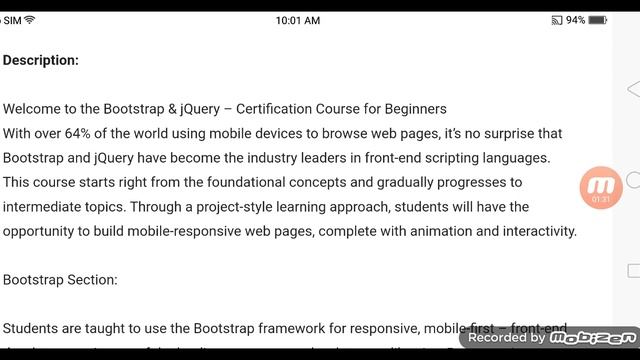 How to customize Web Page Using Bootstrap & JQuery Course For Beginners смотреть онлайн