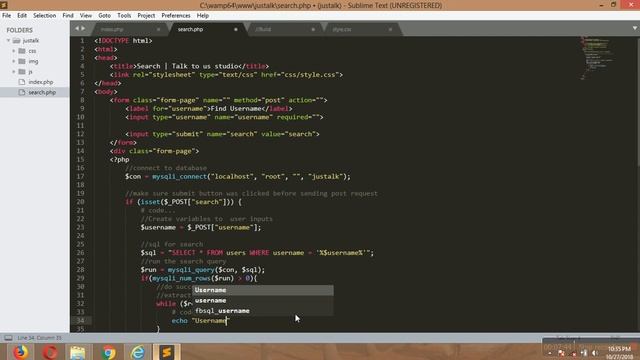 search using php смотреть онлайн