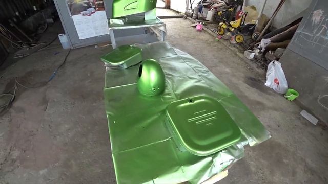 Покраска мотоцикла своими руками смотреть онлайн