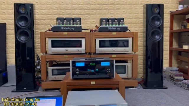 Khui thùng & Test Bộ Pre/Pow Đèn khủng Mcintosh C-2700+MC-275+ Loa ELAC VELA 408 смотреть онлайн