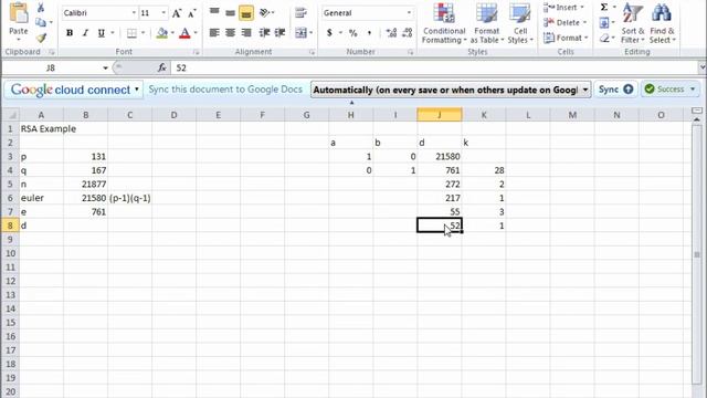 RSA Encryption with Excel Part 1 смотреть онлайн