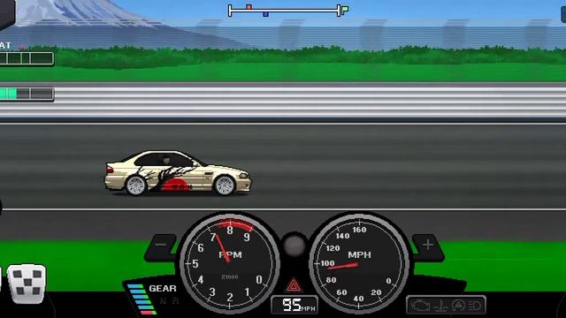Pixel car racer Walktrought / Прохождение #2 / Второй турнир и новая машина смотреть онлайн