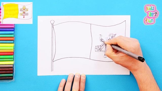 How to draw the Flag of Vatican City смотреть онлайн