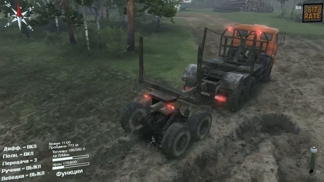 SpinTires (mini) [#1] Самая маленькая карта в игре! 250x250 метров! смотреть онлайн