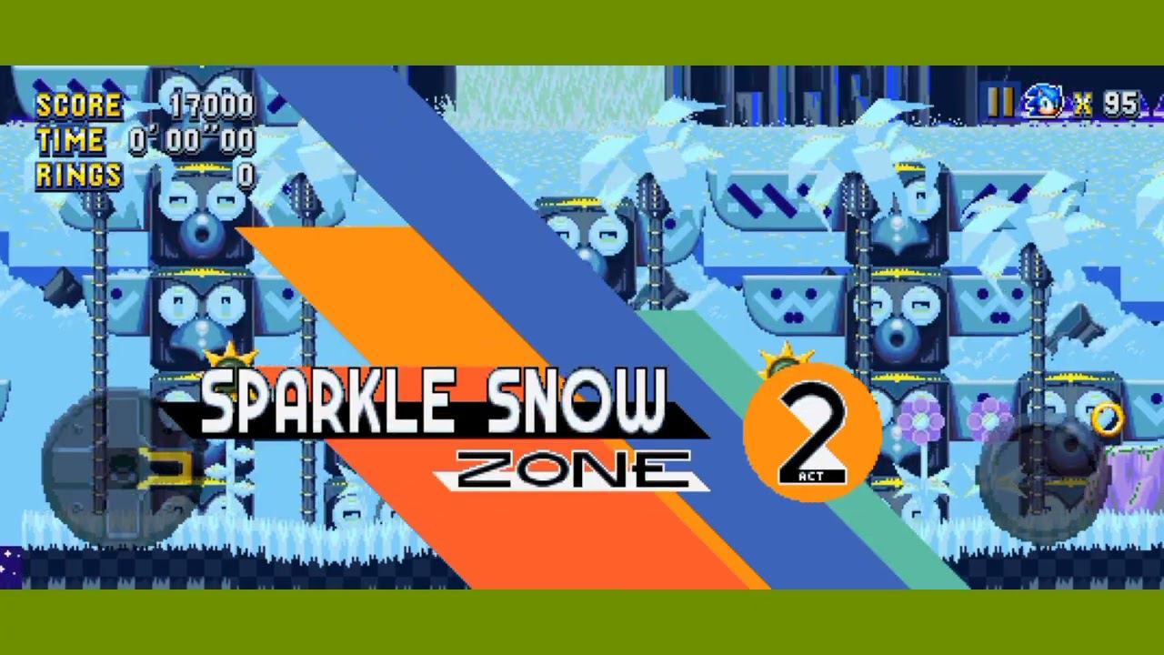Sparkle Snow Zone Mod Christmas Package of Sonic Mania Plus. Android Decompilation RSDKV5 Showcase. смотреть онлайн