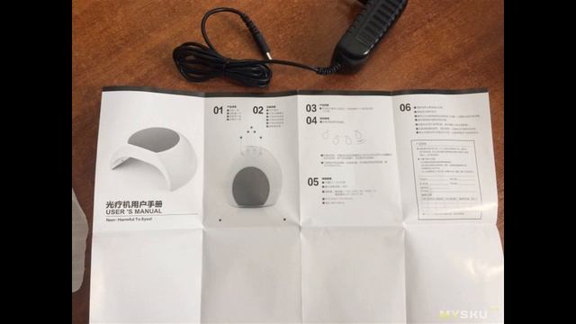 LED лампа для Гель-лака и наращивания гелем | #Обзор смотреть онлайн