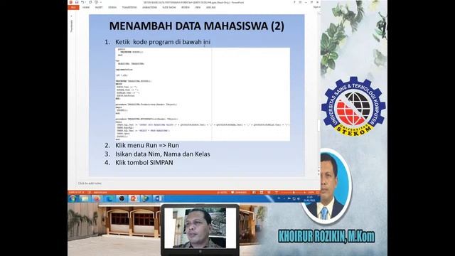 SISTEM BASIS DATA S20.1 PERINTAH QUERY DI DELPHI - Universitas Sains & Teknologi Komputer Semarang смотреть онлайн