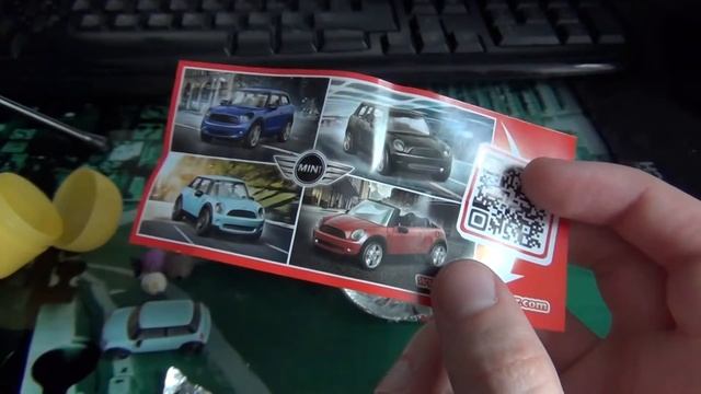 KINDER SURPRISE EGGS UNBOXING MINI COOPER