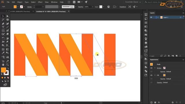 How to Create Round Ribbon in Adobe Illustrator? | D-Pro Graphics смотреть онлайн