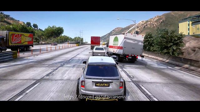 GTA 5 - Rolls Royce Cullinan BY KEYVANY Animated Lights Gameplay For SP, Fivem смотреть онлайн