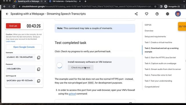 Speaking with a Webpage Streaming Speech Transcripts GSP125 смотреть онлайн