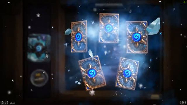 HearthStone Открытие бустеров нового обновления "Рыцари Ледяного Трона" смотреть онлайн