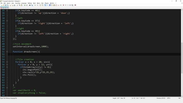 Moving the Snake - Javascript Game смотреть онлайн
