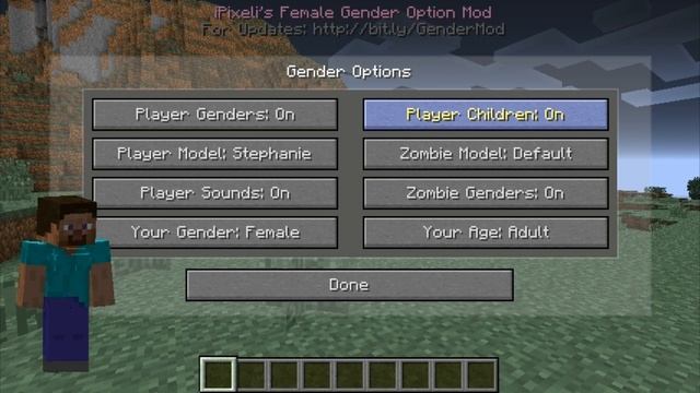 Minecraft Mods Showcase - Female Gender Mod! (1.8) - 1.7.10 - 1.8.2 - 1.12.0 смотреть онлайн