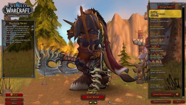 36 || 120 EVERY SPEC || MY WOW ACCOUNT || BFA смотреть онлайн