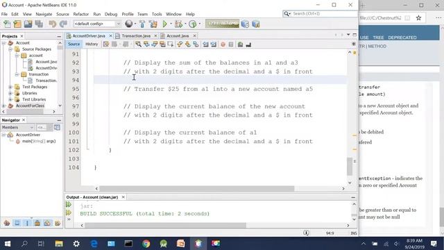 CMSC 251 - Java Classes & Information Hiding смотреть онлайн