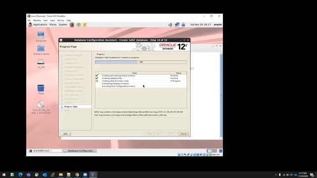 Oracle 12.2 Db creation using DBCA смотреть онлайн