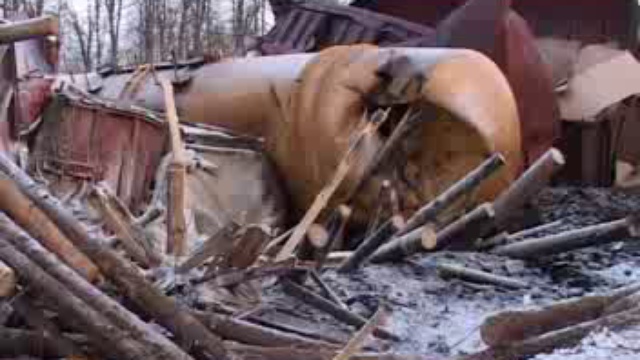 Авария на железной дороге