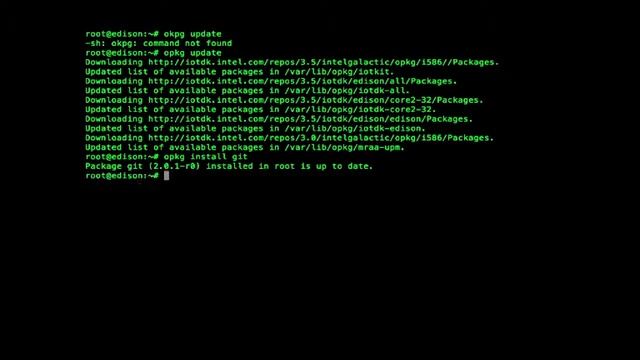 How to Install Git and the MRAA Libraries on your Intel® Edison Compute Module смотреть онлайн