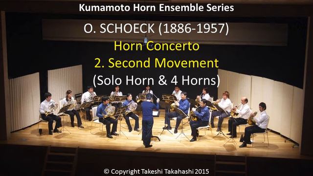 (Solo Horn + 4Hr) SCHOECK Horn Con: 2nd mvt смотреть онлайн