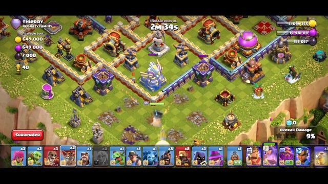 Live Late Legends League Pushing | Clash of Clans смотреть онлайн