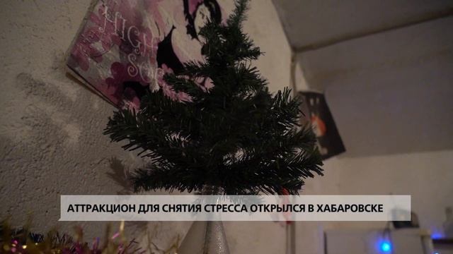 Аттракцион для снятия стресса открылся в Хабаровске смотреть онлайн