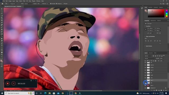 ADOBE PHOTOSHOP 2021 | CHRIS BROWN CARTOON смотреть онлайн