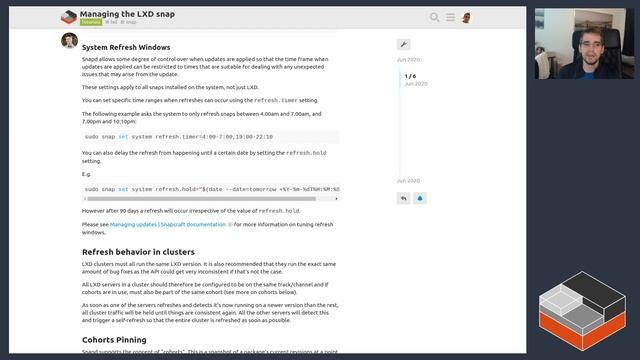 Managing the LXD snap смотреть онлайн