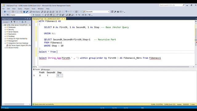 SQL Interview Questions and answers Part 17 | How to Print Fibonacci Series in SQL смотреть онлайн