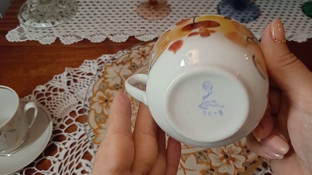 Чайная посуда. Много чашек за небольшие деньги. смотреть онлайн