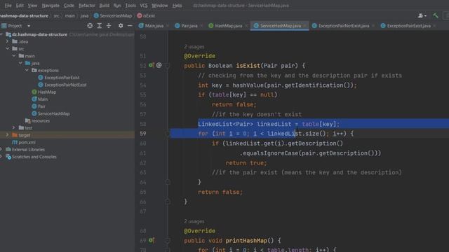 HashMap Collision Avoidance Using Linked list With Java смотреть онлайн