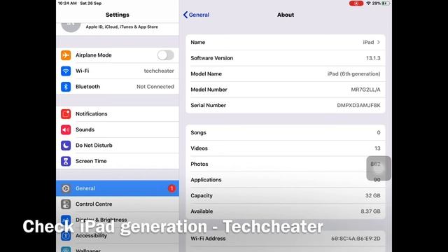 How to check iPad generation (Apple iPad model details) смотреть онлайн