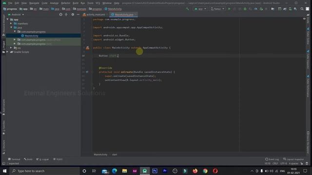 Progress bar in android studio in tamil | Android App Development in Tamil part 7 | EES смотреть онлайн