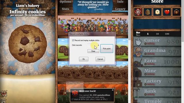 (Cookie Clicker) Autoclicking Hack! +Subtitles and Editing! смотреть онлайн