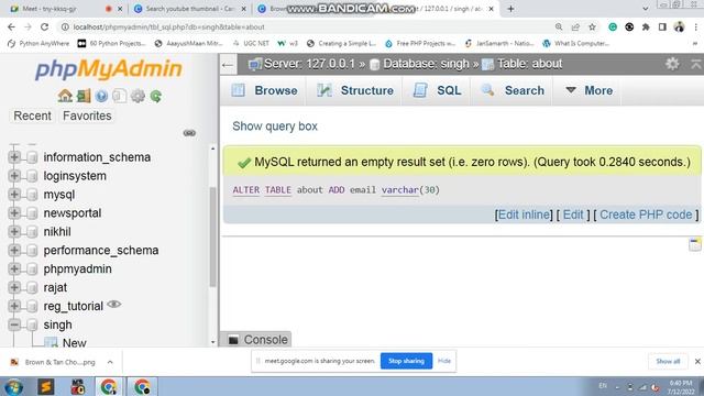 Alter Command in SQL смотреть онлайн