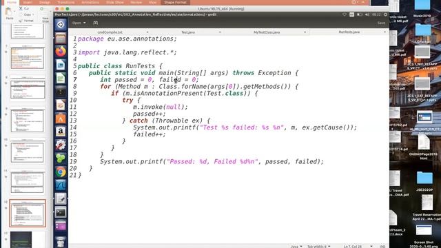 Java Zoom Lecture 05: Annotations, Reflection and parts of IO смотреть онлайн